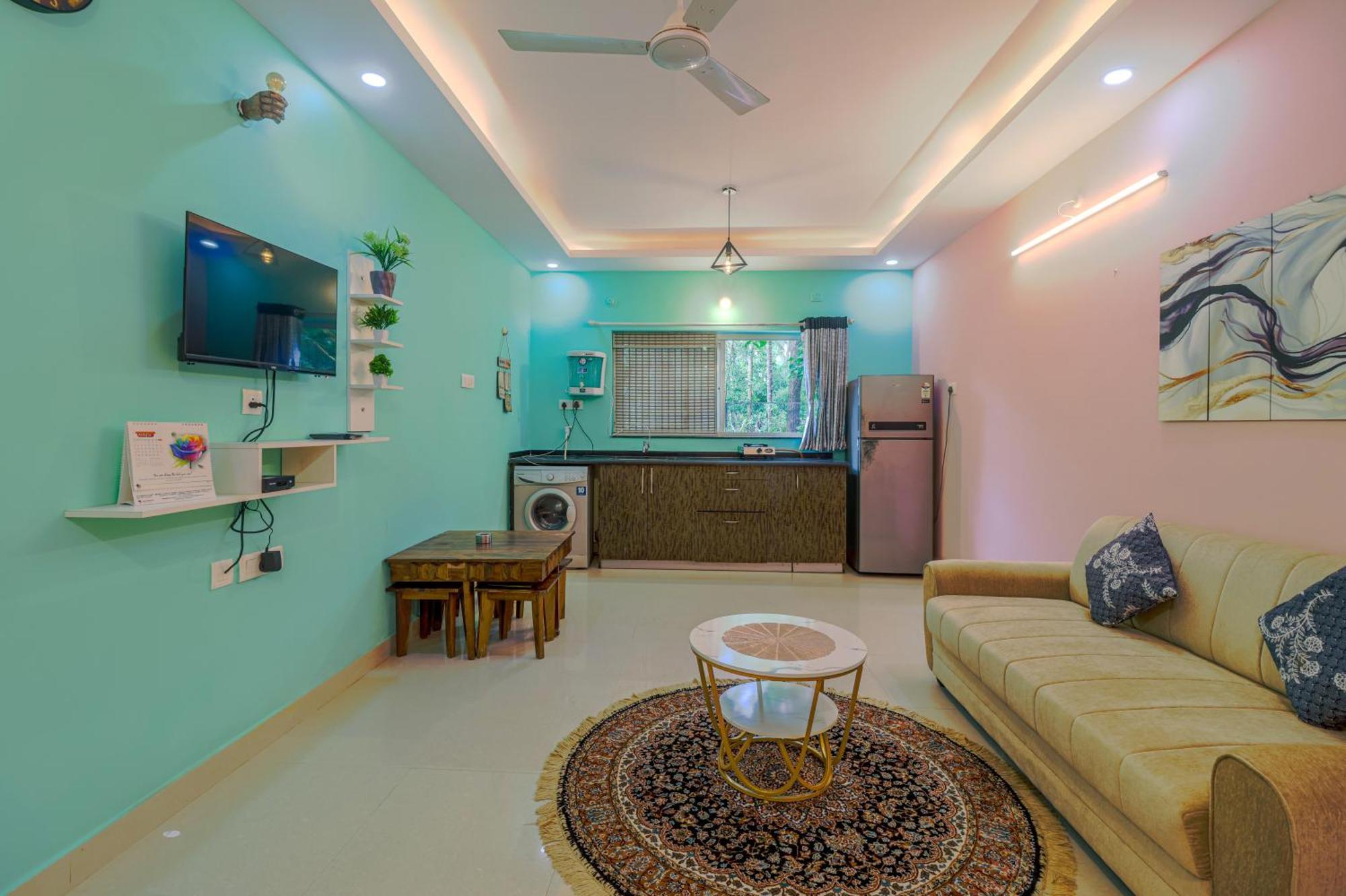 Apartment 4bhk Sparkling Near Pool & Bar 2bhkx2 Vagator